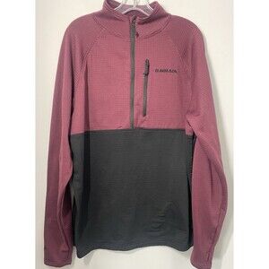Armada 1/2 Zip Pullover Sweatshirt Polartec Men’s XL Vctr Series Burgundy Black
